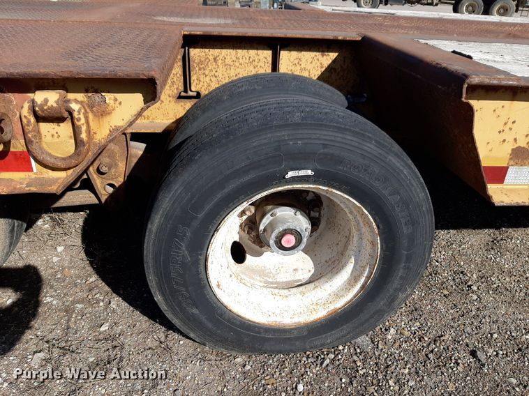 image for item DV9838 2002 Neville  drop deck equipment trailer