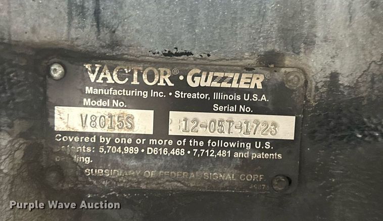 image for item DW2968 2012 International 7300 sewer jetter truck