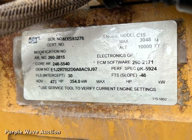 image for item EG1217 2007 Kenworth  T800 semi truck