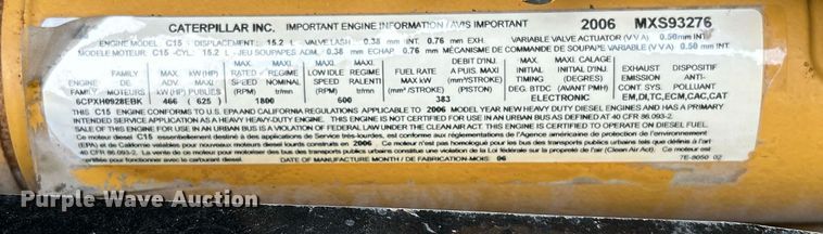 image for item EG1217 2007 Kenworth  T800 semi truck