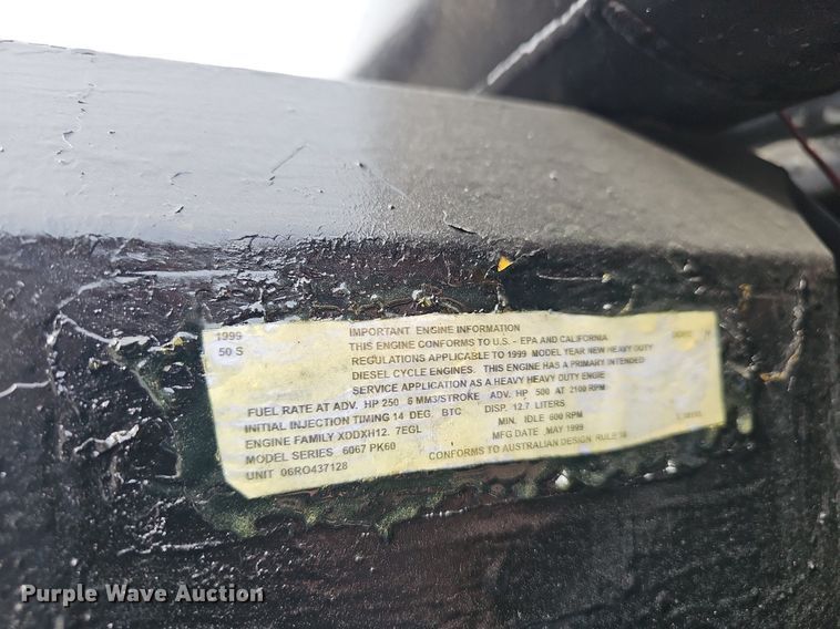 image for item EJ5952 1999 Peterbilt 379 semi truck