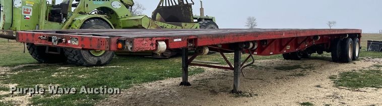 image for item KV9918 2000 Nu Van NVF-15102 flatbed trailer