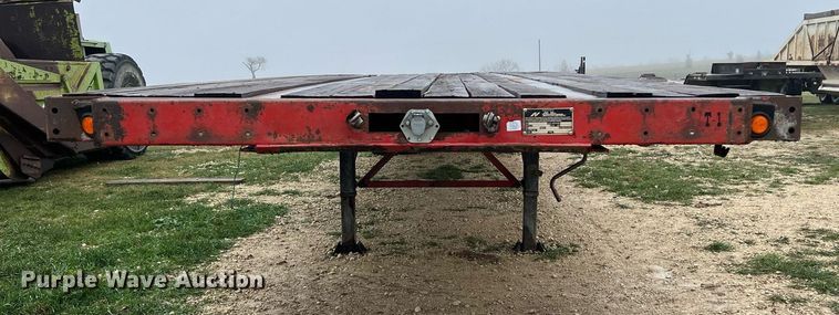 image for item KV9918 2000 Nu Van NVF-15102 flatbed trailer