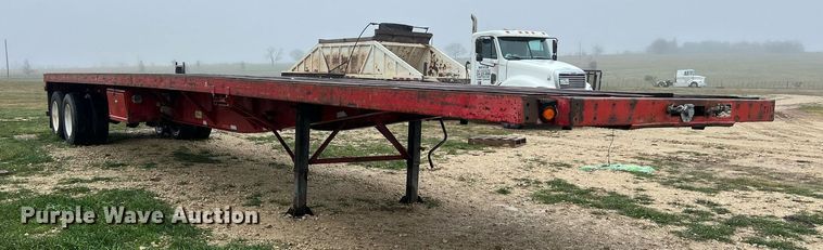 image for item KV9918 2000 Nu Van NVF-15102 flatbed trailer