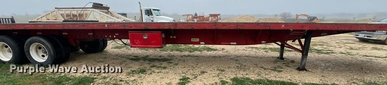 image for item KV9918 2000 Nu Van NVF-15102 flatbed trailer