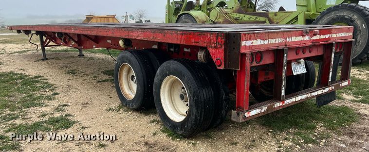 image for item KV9918 2000 Nu Van NVF-15102 flatbed trailer