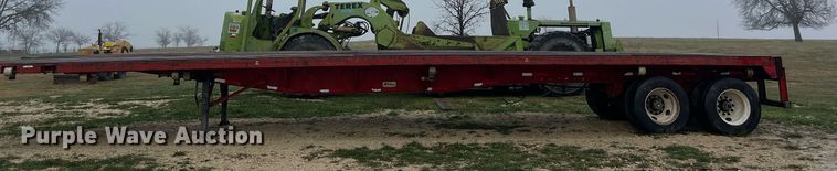 image for item KV9918 2000 Nu Van NVF-15102 flatbed trailer