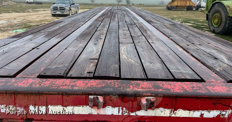 image for item KV9918 2000 Nu Van NVF-15102 flatbed trailer