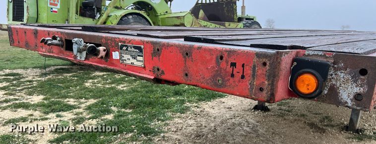 image for item KV9918 2000 Nu Van NVF-15102 flatbed trailer