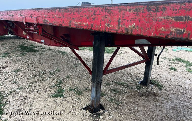 image for item KV9918 2000 Nu Van NVF-15102 flatbed trailer