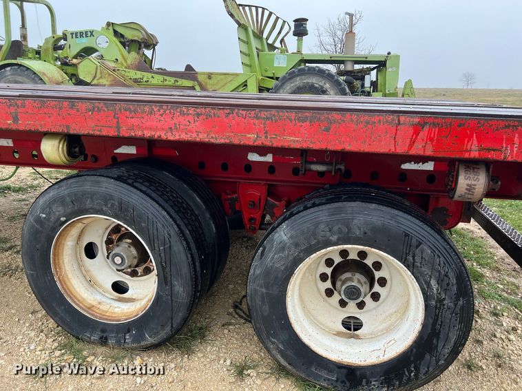 image for item KV9918 2000 Nu Van NVF-15102 flatbed trailer