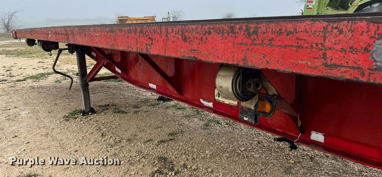 image for item KV9918 2000 Nu Van NVF-15102 flatbed trailer