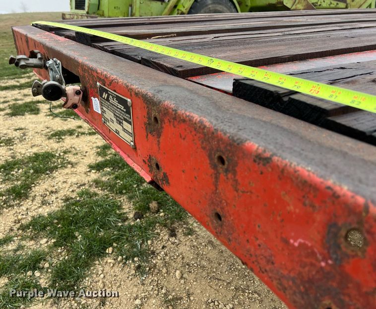 image for item KV9918 2000 Nu Van NVF-15102 flatbed trailer