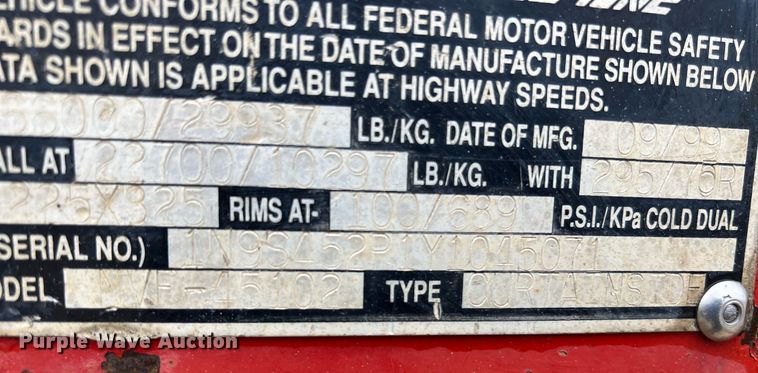 image for item KV9918 2000 Nu Van NVF-15102 flatbed trailer