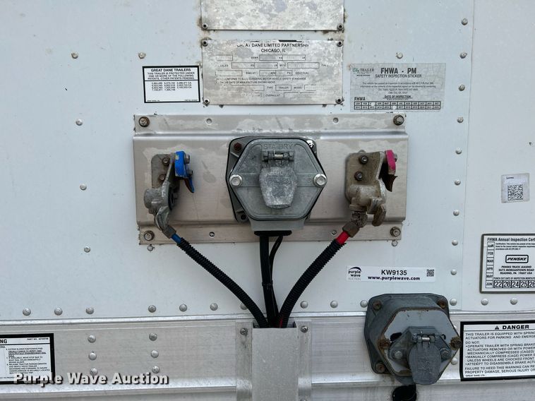 image for item KW9135 2012 Great Dane PSE-1314-22053 dry van trailer