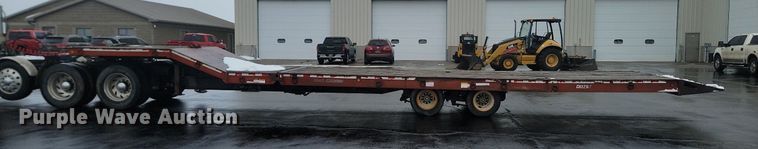 image for item LA9558 1995 Dakota Manufacturing DD25T32 drop tilt deck equipment trailer