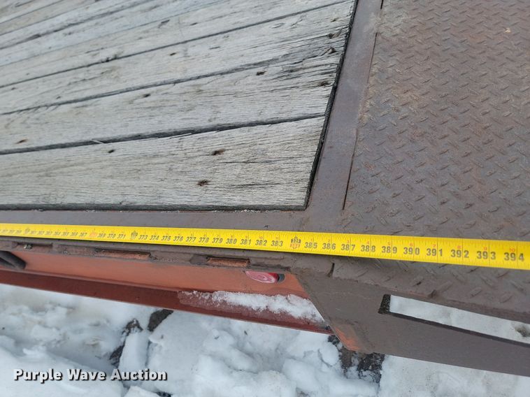 image for item LA9558 1995 Dakota Manufacturing DD25T32 drop tilt deck equipment trailer