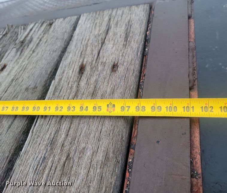 image for item LA9558 1995 Dakota Manufacturing DD25T32 drop tilt deck equipment trailer