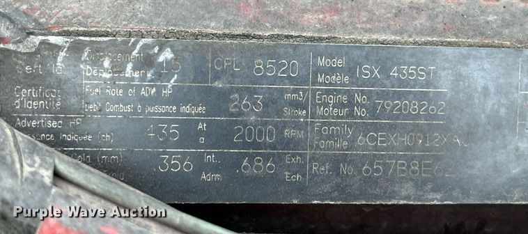 image for item LD9844 2007 International  9400i semi truck