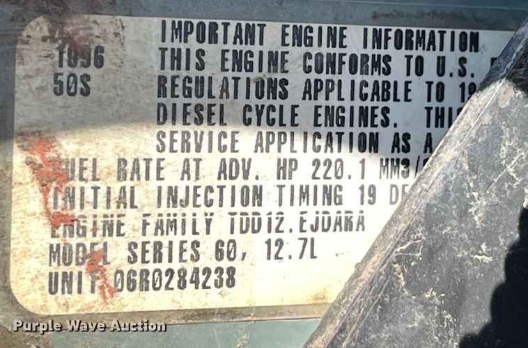 image for item LE9024 1995 Kenworth T600 semi truck