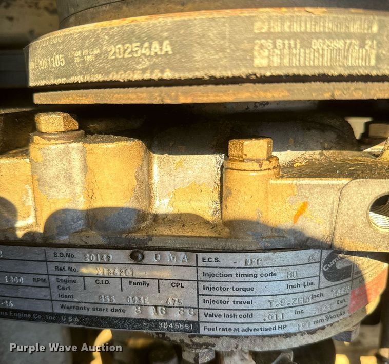 image for item NF9347 1987 Kenworth  T600 semi truck