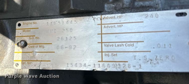 image for item NF9350 1980 GMC General semi truck