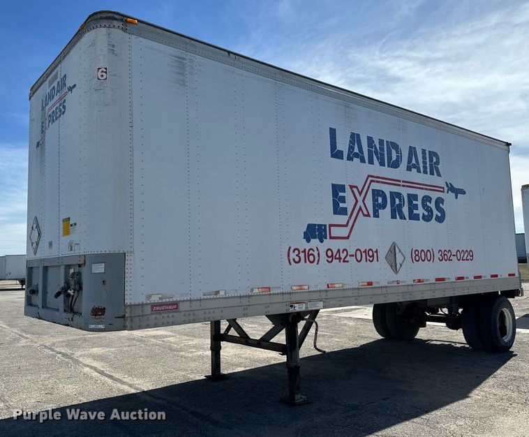 image for item NI9678 1996 Fruehauf  FBB-9-1.5-NF1 28W dry van trailer