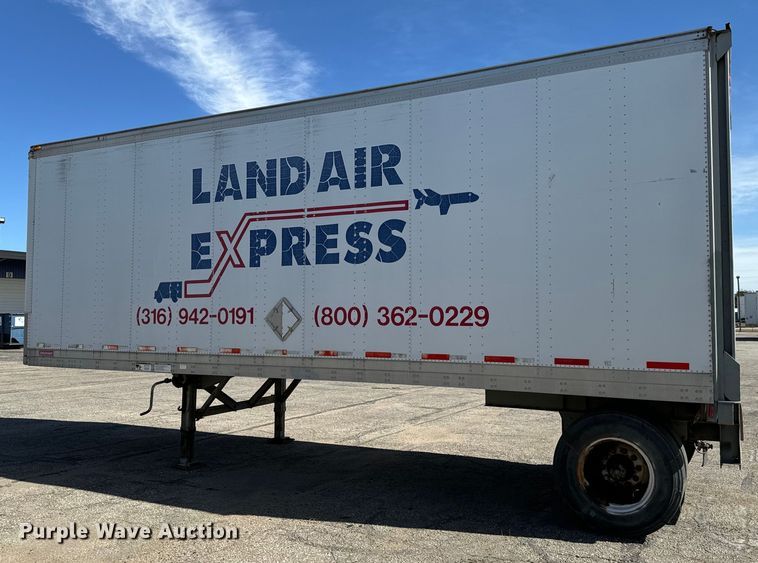 image for item NI9678 1996 Fruehauf  FBB-9-1.5-NF1 28W dry van trailer