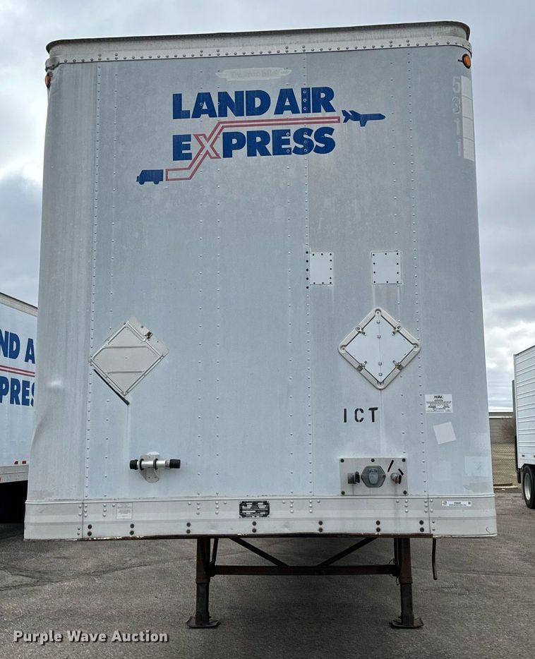 image for item NI9686 2002 Trailmobile  dry van trailer