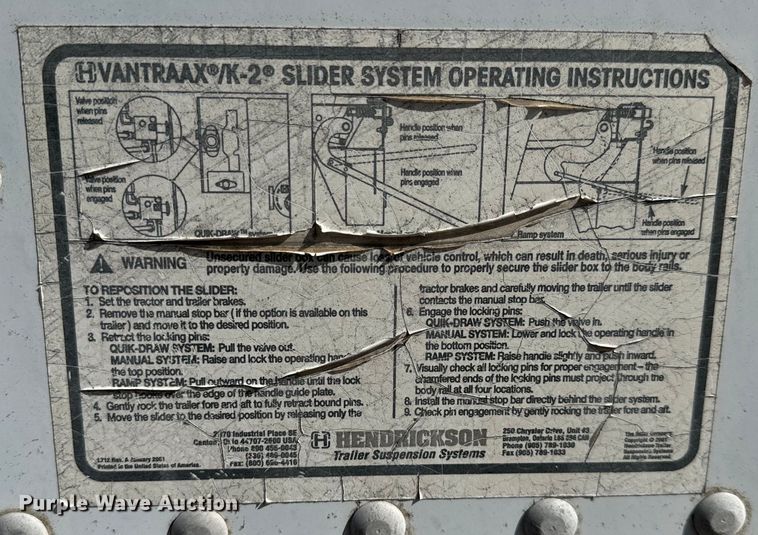 image for item NI9686 2002 Trailmobile  dry van trailer