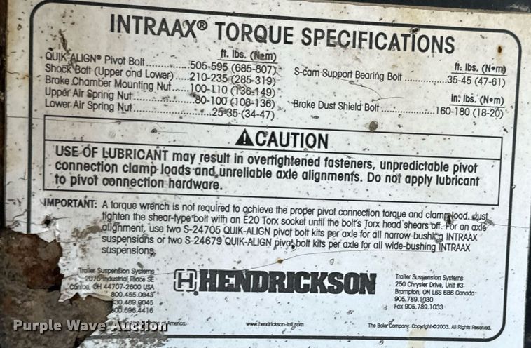 image for item NU9452 2005 Wilson CF 900 flatbed trailer