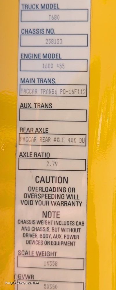 image for item NZ9271 2019 Kenworth T680 semi truck