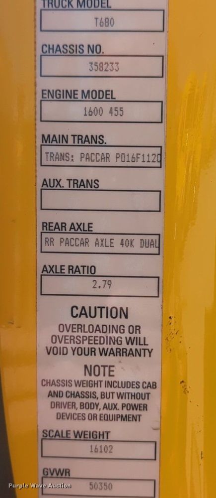 image for item NZ9279 2020 Kenworth T680 semi truck