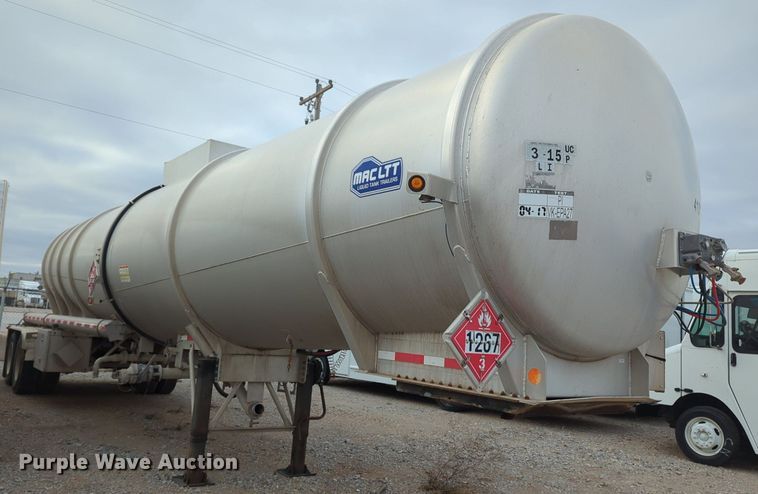 image for item NZ9300 2015 MAC LTT tank trailer