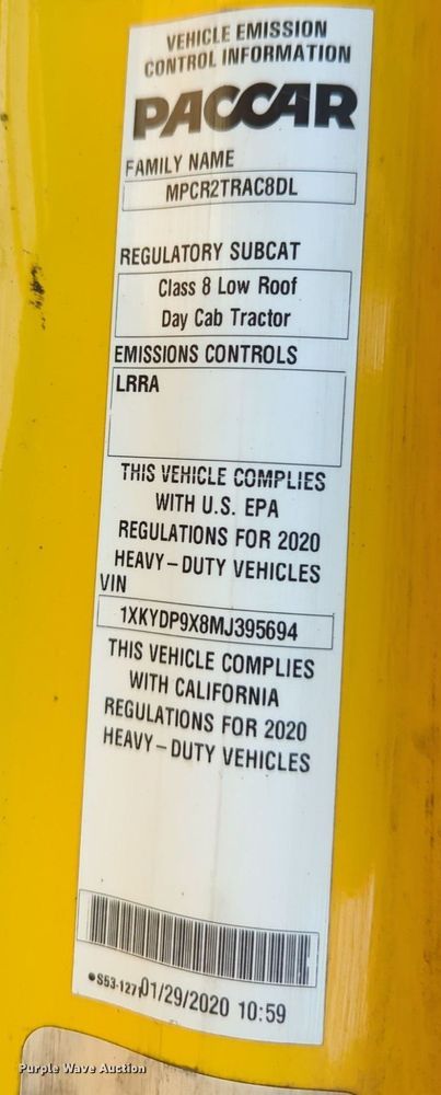 image for item OD9254 2021 Kenworth  T680 semi truck