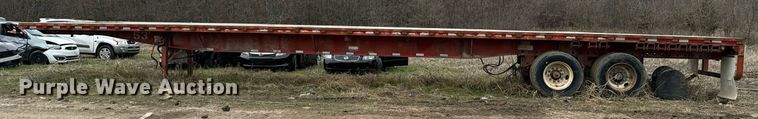 image for item OJ9534 1998 Lufkin  flatbed trailer