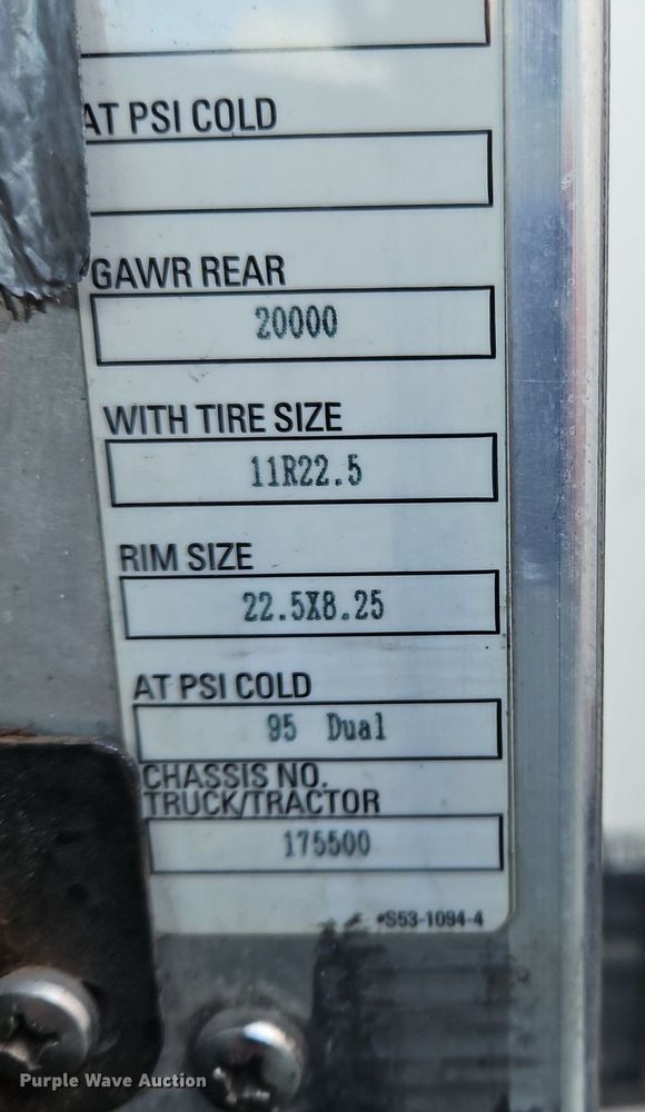 image for item OK9791 2017 Kenworth  T370 side curtain box truck