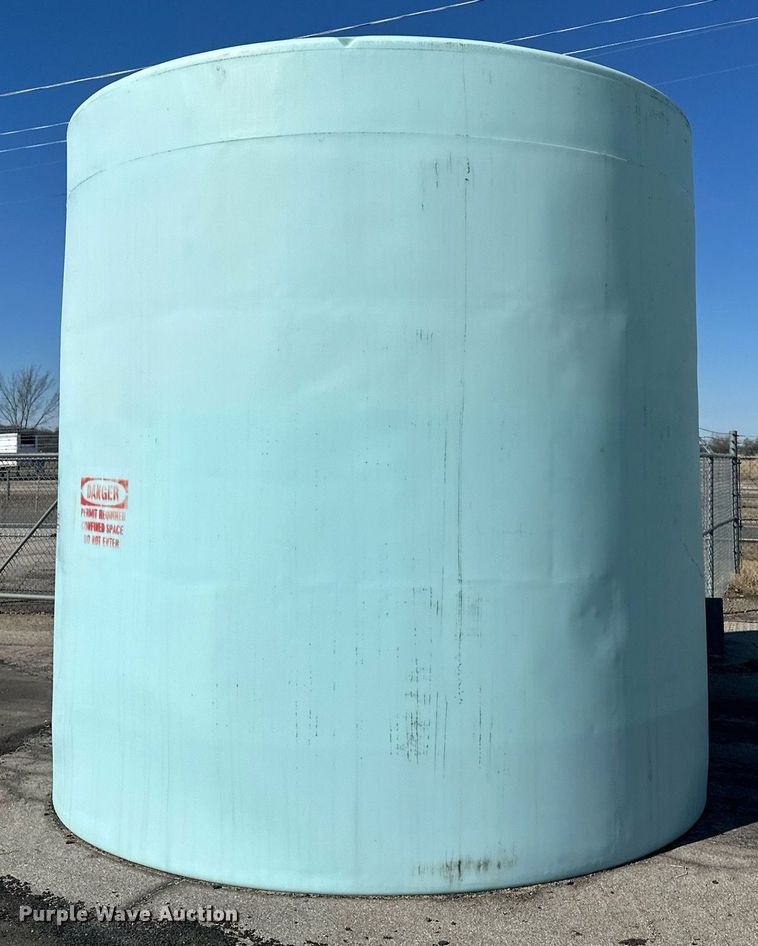 image for item DJ6236 Norwesco salt brine poly storage tank