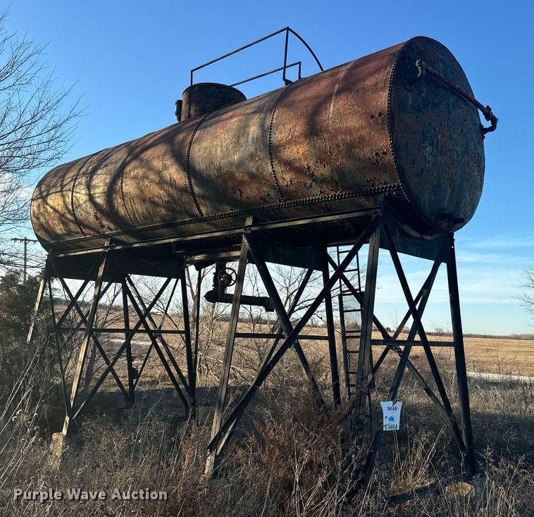 image for item DK7604 1938 Wentz asphalt storage tank