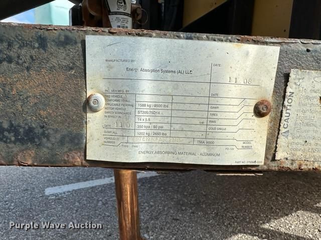 image for item DQ6209 2008 Energy Absorption Systems Safe-Stop TMA9000 crash attenuator