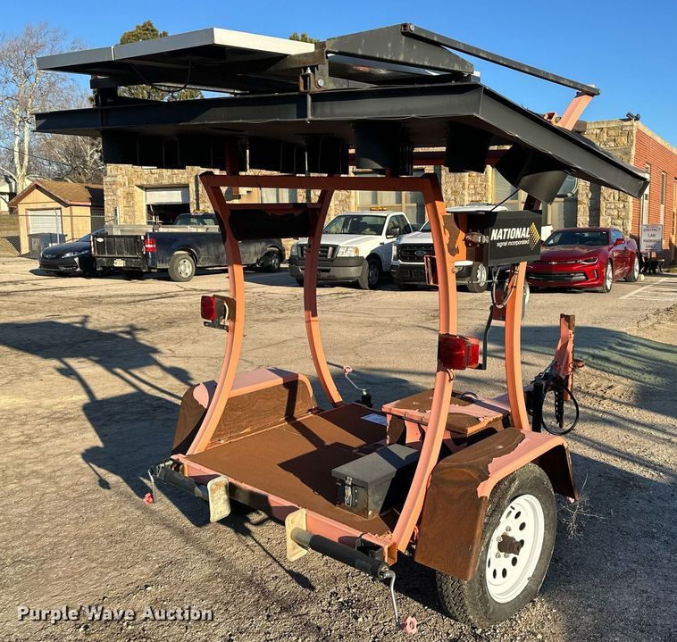 image for item DQ6258 2011 National Signal Areo-lite arrow board trailer