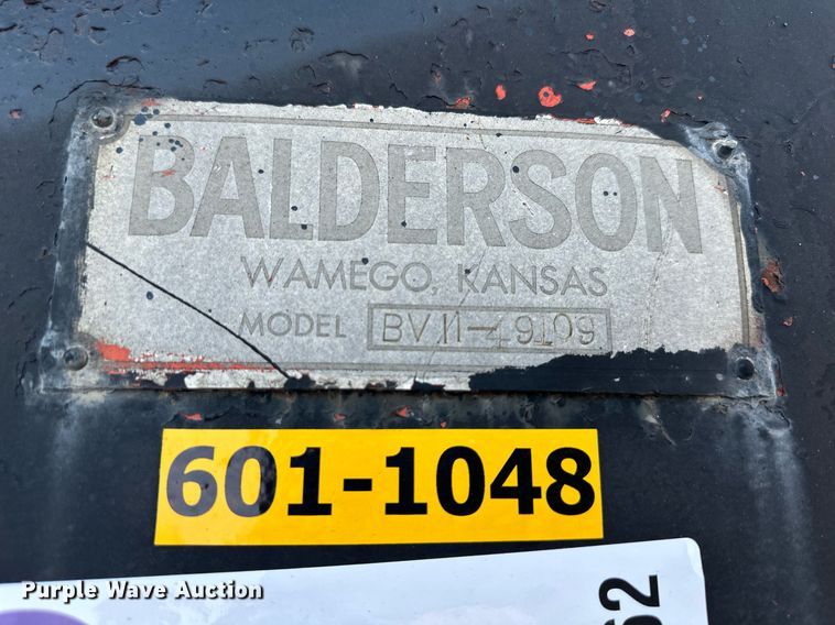 image for item DQ6262 Balderson BV11 V-plow