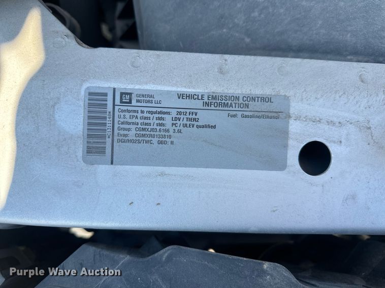 image for item DQ6287 2012 Chevrolet Impala 