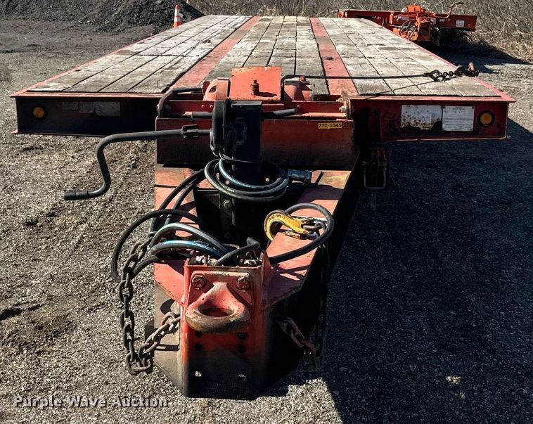 image for item DQ6297 2006 Trail-Eze TE401 tilt deck equipment trailer