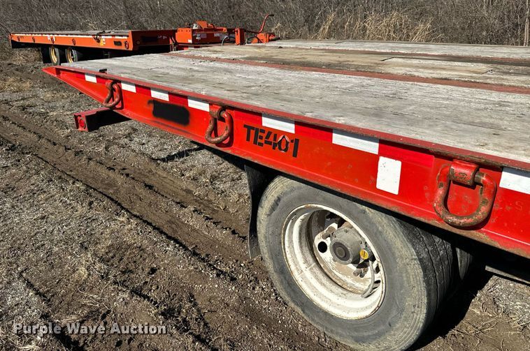 image for item DQ6297 2006 Trail-Eze TE401 tilt deck equipment trailer