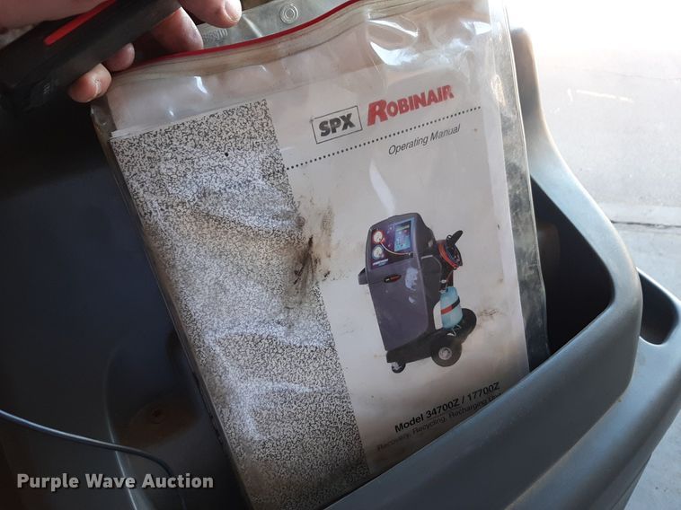 image for item DV9828 Robinair Cooltech 34700Z refrigerant recycler