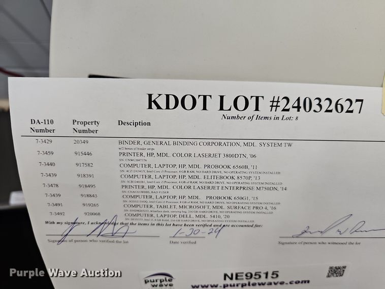 image for item NE9515 Office equipment