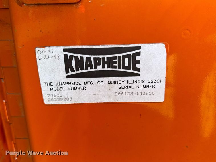 image for item NF9259 Knapheide utility bed