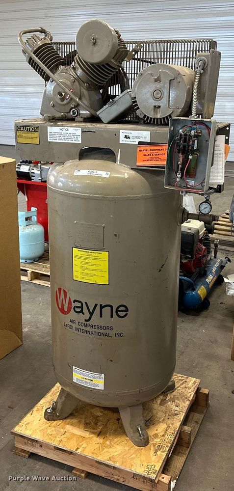 image for item NJ9312 1994 Wayne air compressor 