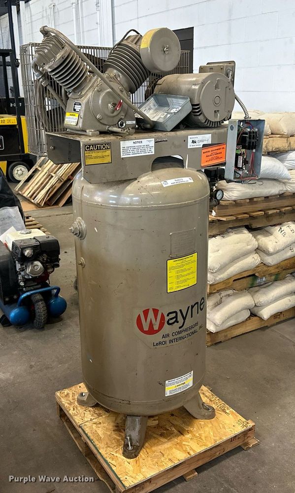 image for item NJ9312 1994 Wayne air compressor 